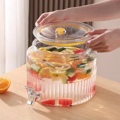 Acrylic Round Juice Container - 5.6L Cosmia.pk
