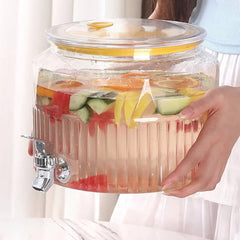 Acrylic Round Juice Container - 5.6L Cosmia.pk