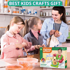 DIY Frog Electric Pottery Wheel Pretend Play Set Cosmia.pk