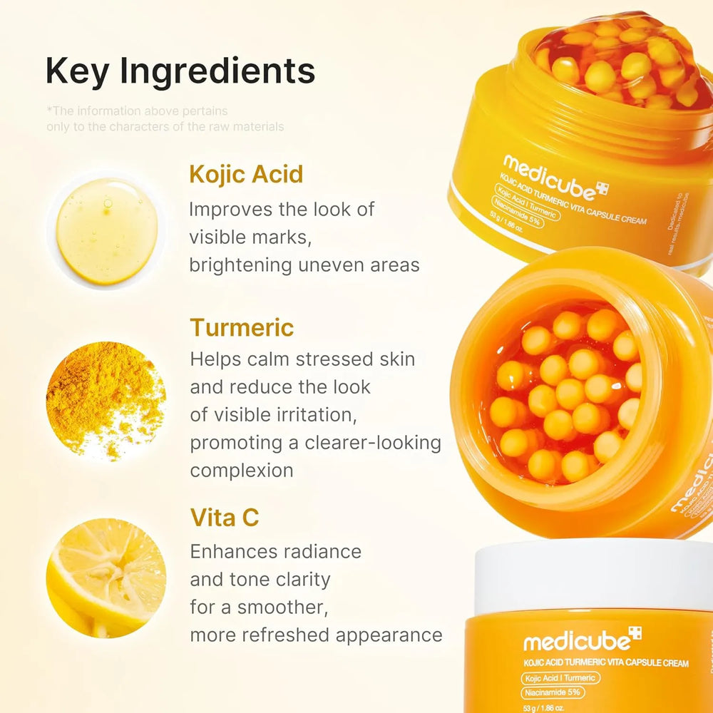 Medicube Kojic Acid Turmeric Vita Capsule Cream - 53g Medicube