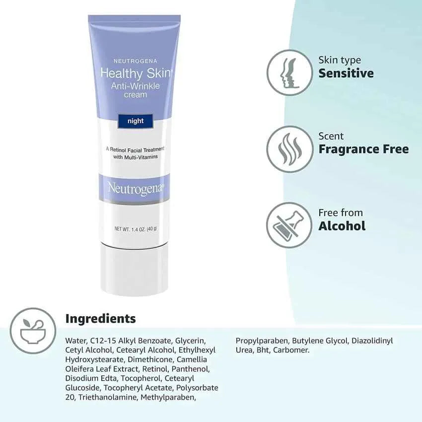 Neutrogena Healthy Skin Anti-Wrinkle Retinol Cream – 40g Neutrogena