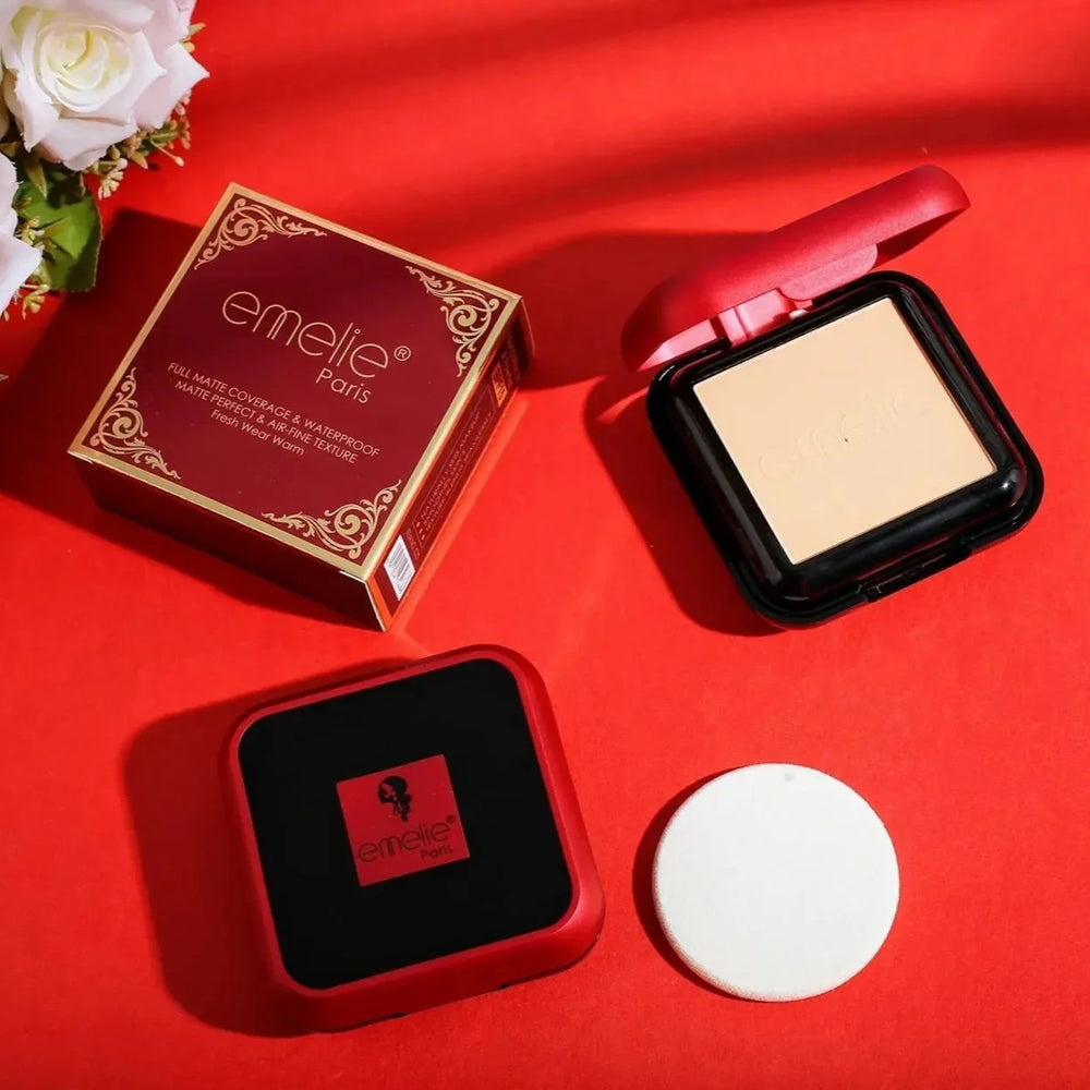 Emelie Matte Coverage Compact Powder Emelie