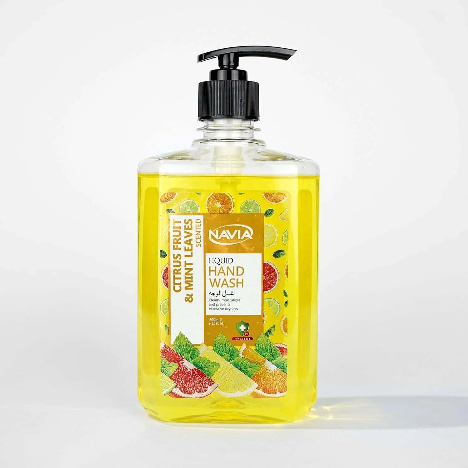 Navia Citrus Fruit & Mint Leaves Hand Wash - 500ml Navia