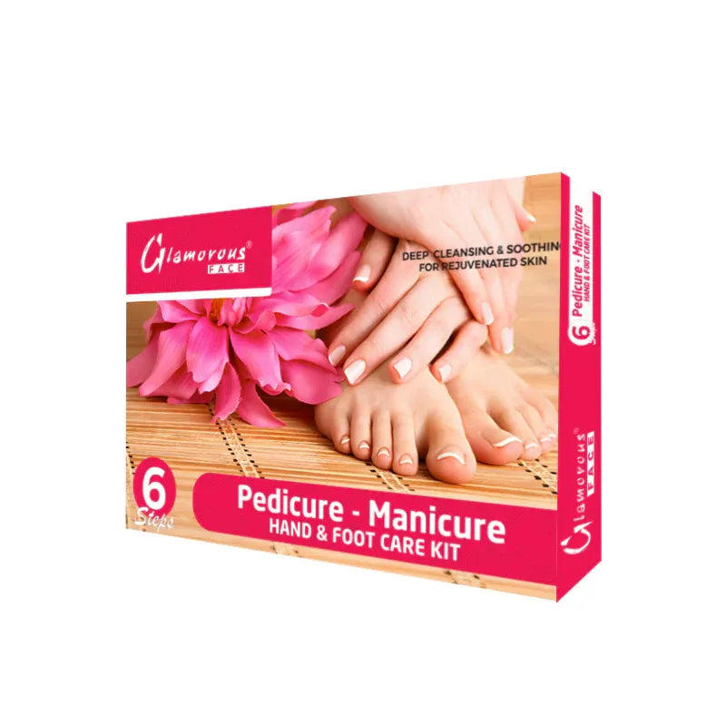 Glamorous Face 6-Step Pedicure & Manicure Care Kit for Hand and Foot Glamorous Face