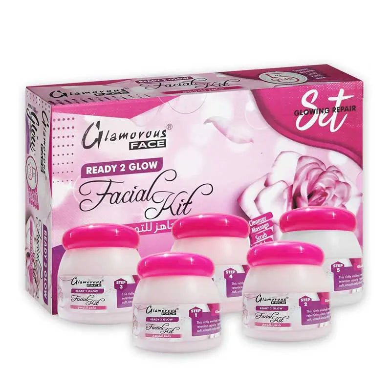 Glamorous Face 5 In 1 Ready 2 GLow Facial Kit Glamorous Face