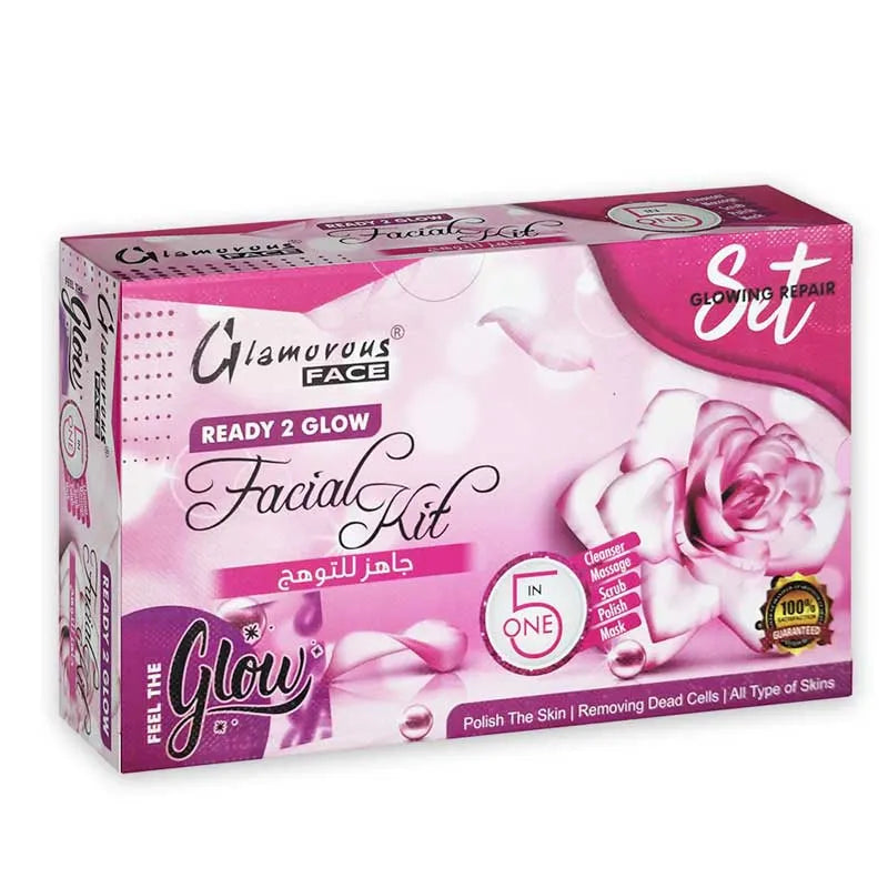 Glamorous Face 5 In 1 Ready 2 GLow Facial Kit Glamorous Face