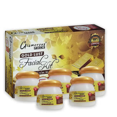 Glamorous Face 5 In 1 Gold Lust Facial Kit Glamorous Face