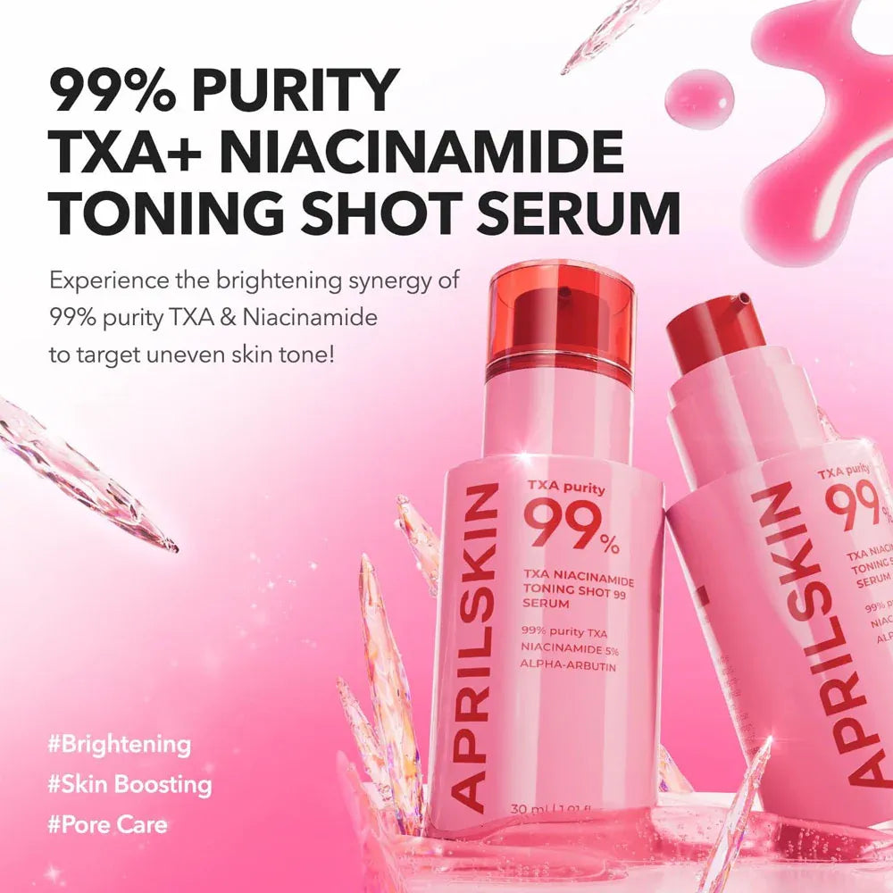 APRILSKIN TXA Niacinamide Toning Shot 99 Serum -30ml APRILSKIN