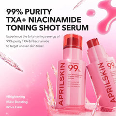 APRILSKIN TXA Niacinamide Toning Shot 99 Serum -30ml APRILSKIN
