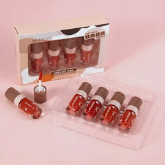 Mansly Lip Glaze Pack of 4 Mansly