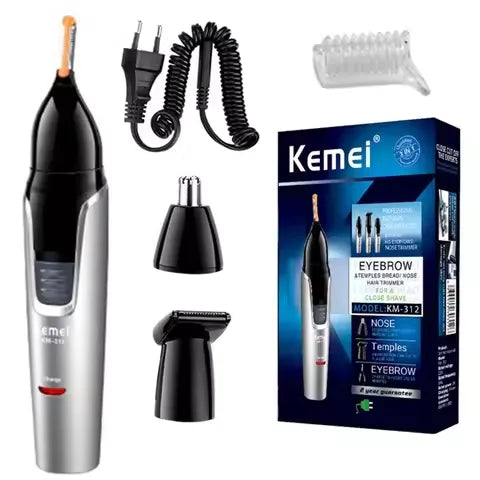 Kemei 2-in-1 Rechargeable Hair & Nose Trimmer Kemei