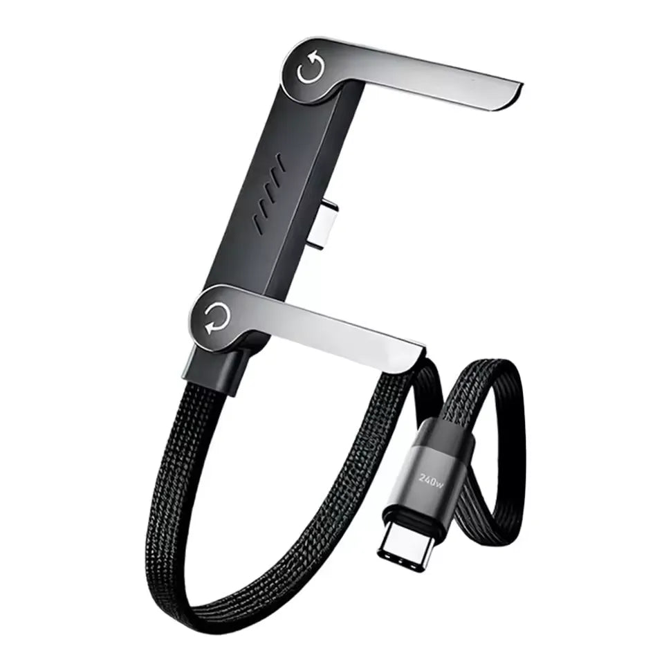 240w Fast Charging Cord With Built-in Phone Stand Cosmia.pk
