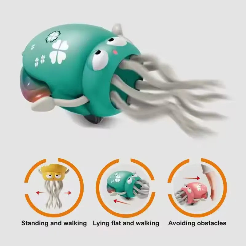 Crawling Octopus Toys with Led Lights Music USB Rechargeable Cosmia.pk