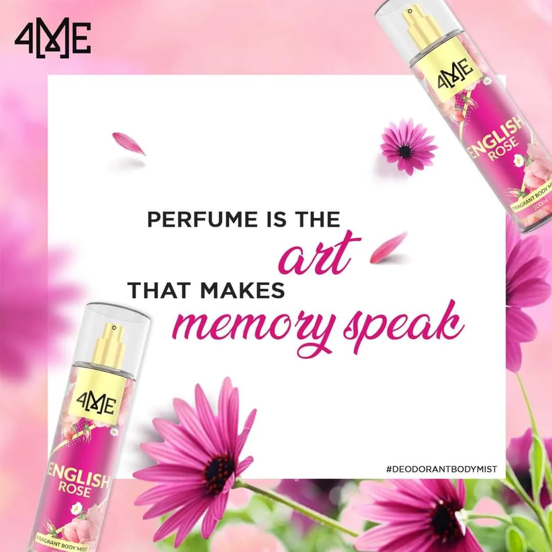 4ME English Rose Body Mist - 200ml 4ME