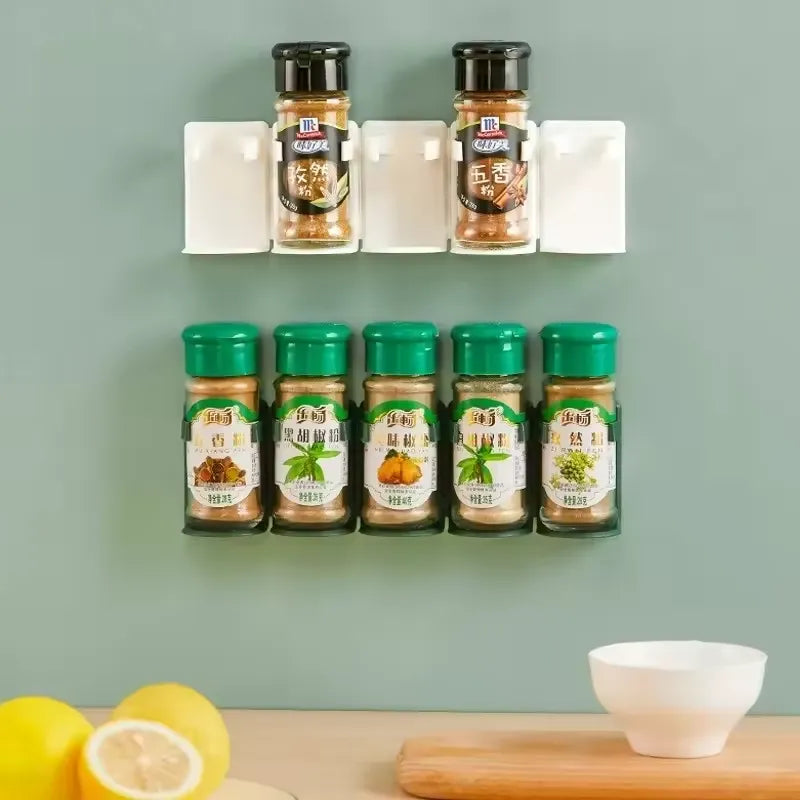 Wall Mounted Spice Rack Stand With Sticker Cosmia.pk