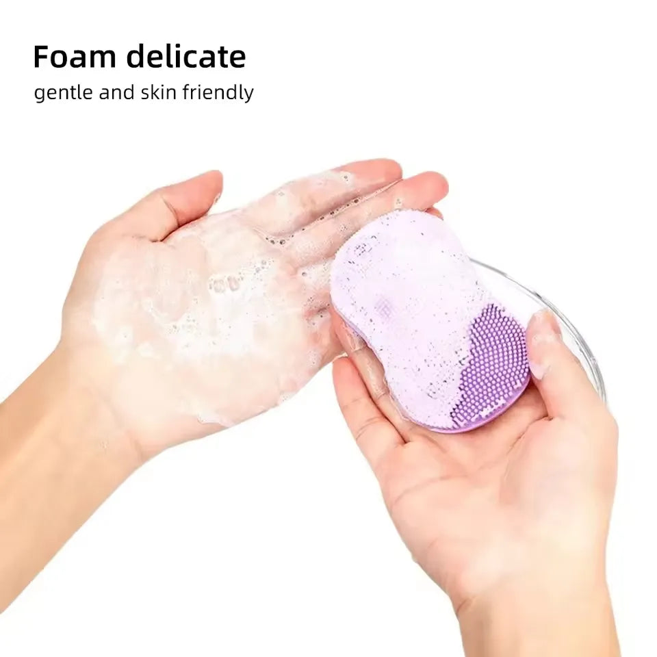 Silicone Face Cleansing Brush Facial Massager Cosmia.pk