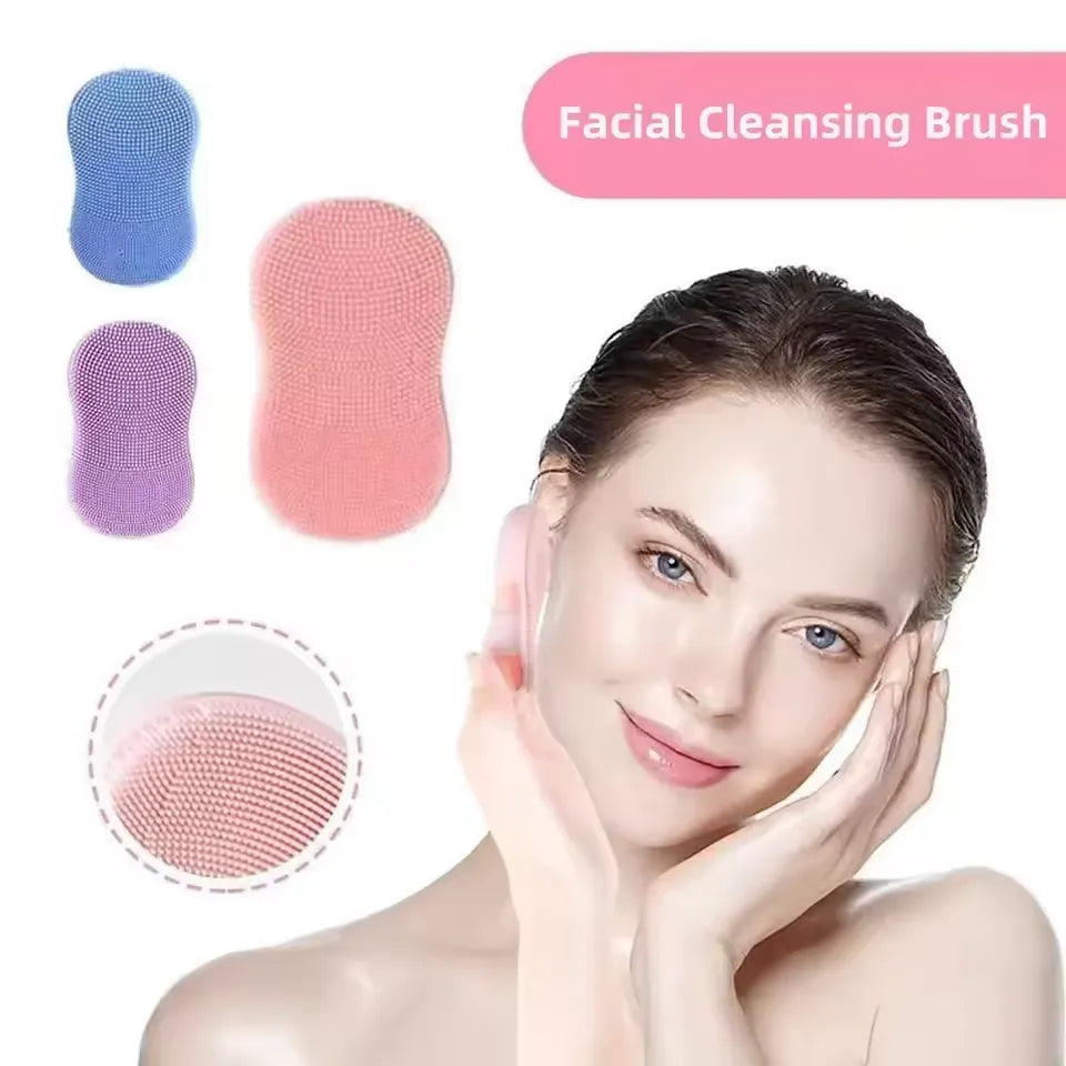 Silicone Face Cleansing Brush Facial Massager Cosmia.pk
