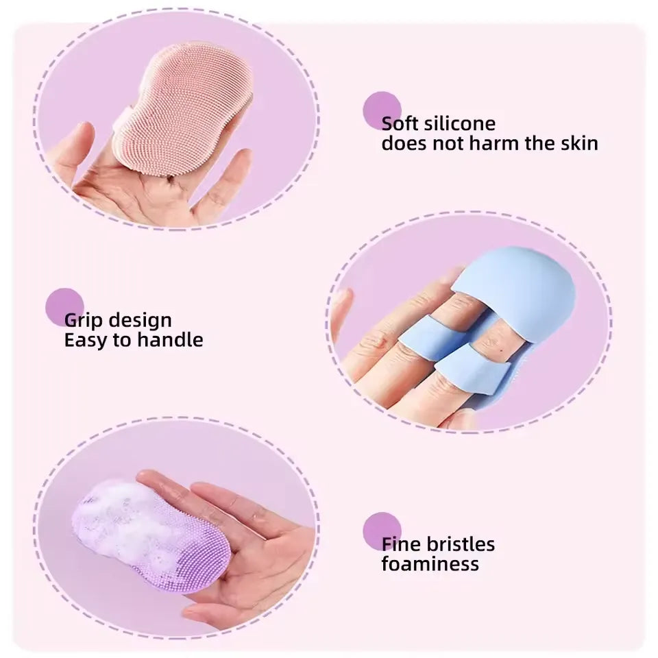 Silicone Face Cleansing Brush Facial Massager Cosmia.pk