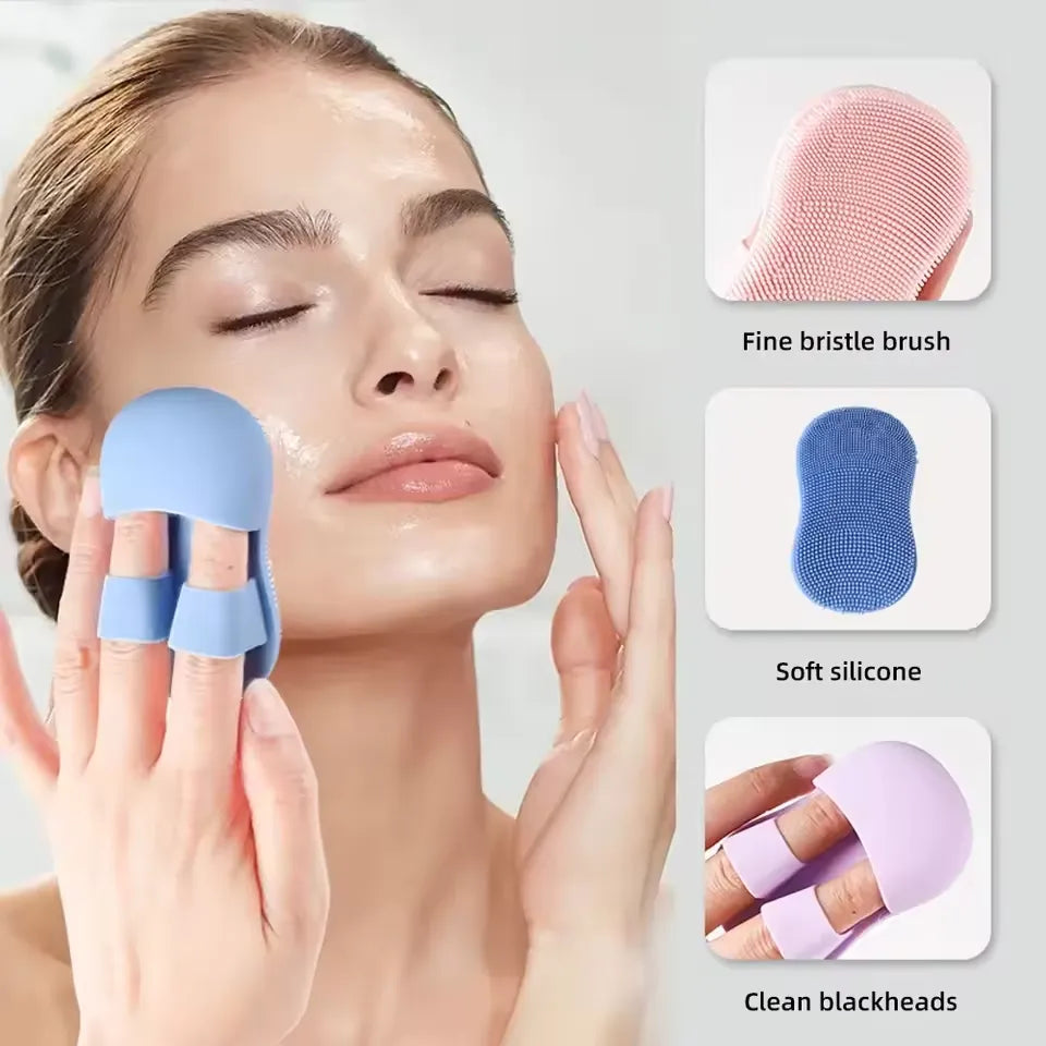Silicone Face Cleansing Brush Facial Massager Cosmia.pk