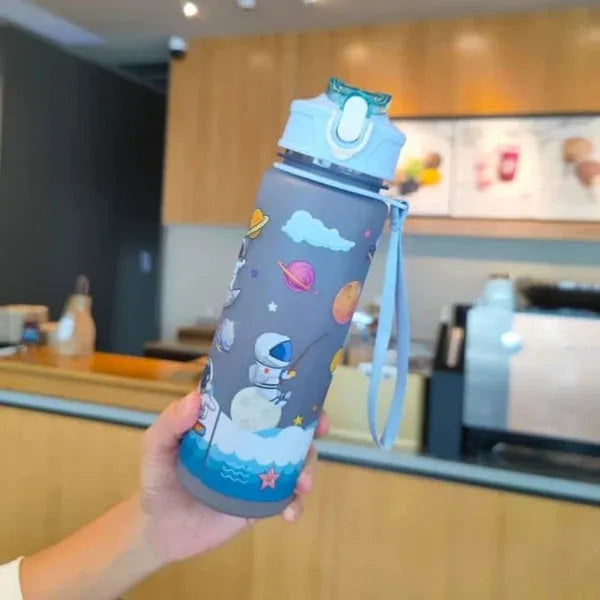 Rainbow Space Astronaut - Water Bottle Cosmia.pk