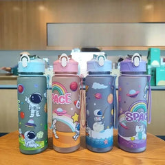 Rainbow Space Astronaut - Water Bottle Cosmia.pk