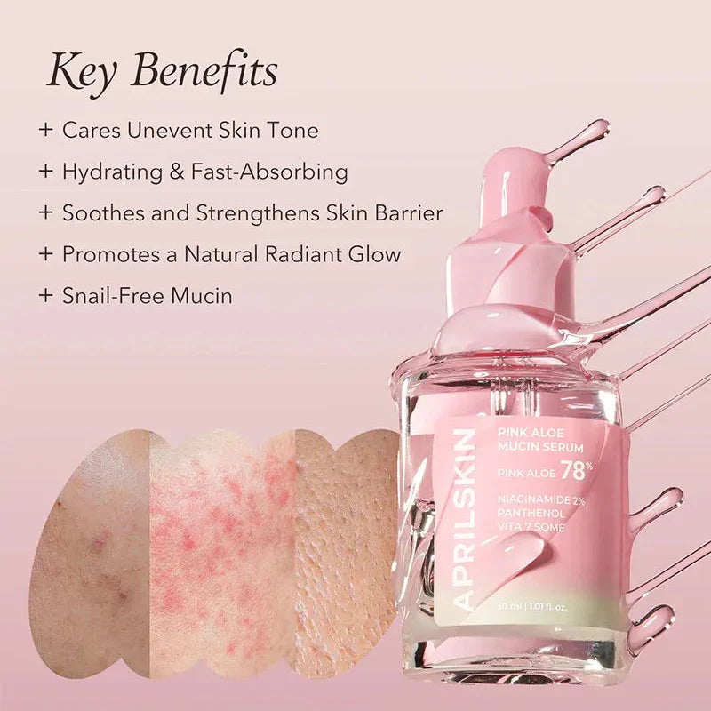APRILSKIN Pink Aloe Mucin Serum-30ml APRILSKIN