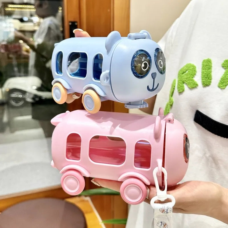 2-in-1 Portable Toy Bus Drinking Bottle Cosmia.pk