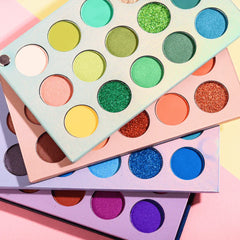 60 Color Professional Eyeshadow Palette Beauty Glazed