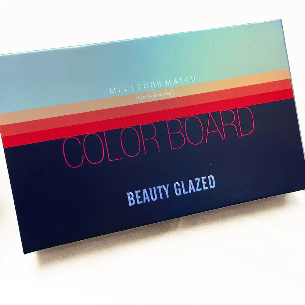 60 Color Professional Eyeshadow Palette Beauty Glazed