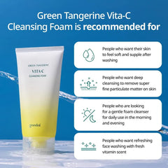 GOODAL Green Tangerine Vita C Cleansing Foam-150ml GOODAL