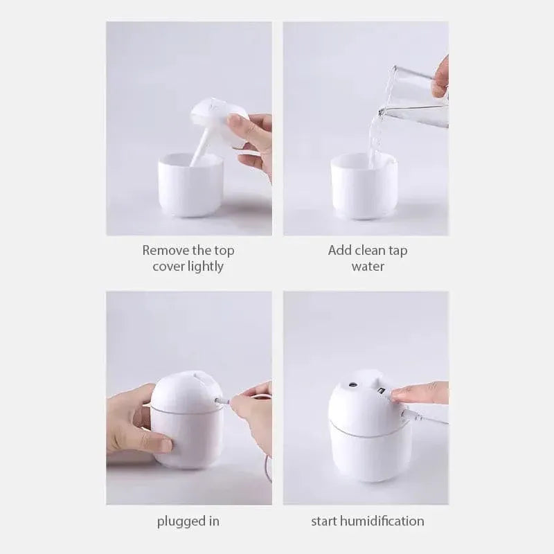 Portable Cool Mist Aroma Diffuser for Home, Office & Car Cosmia.pk