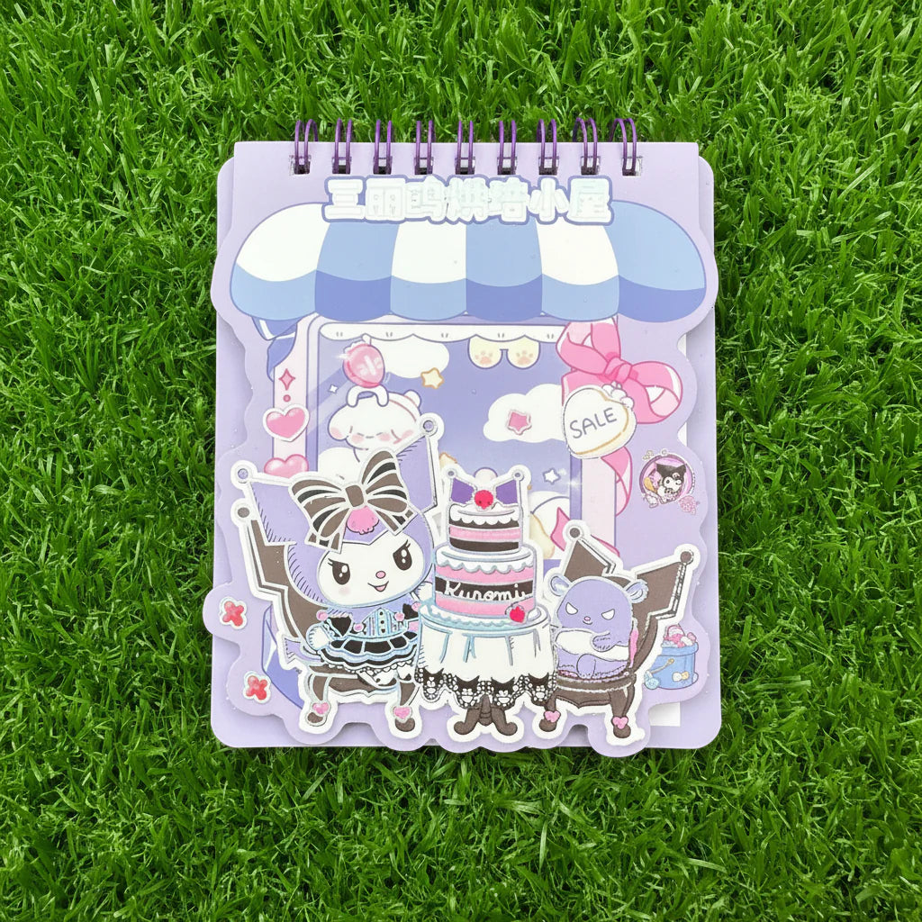 Sanrio Cartoon Mini Spiral Notebooks Sanrio
