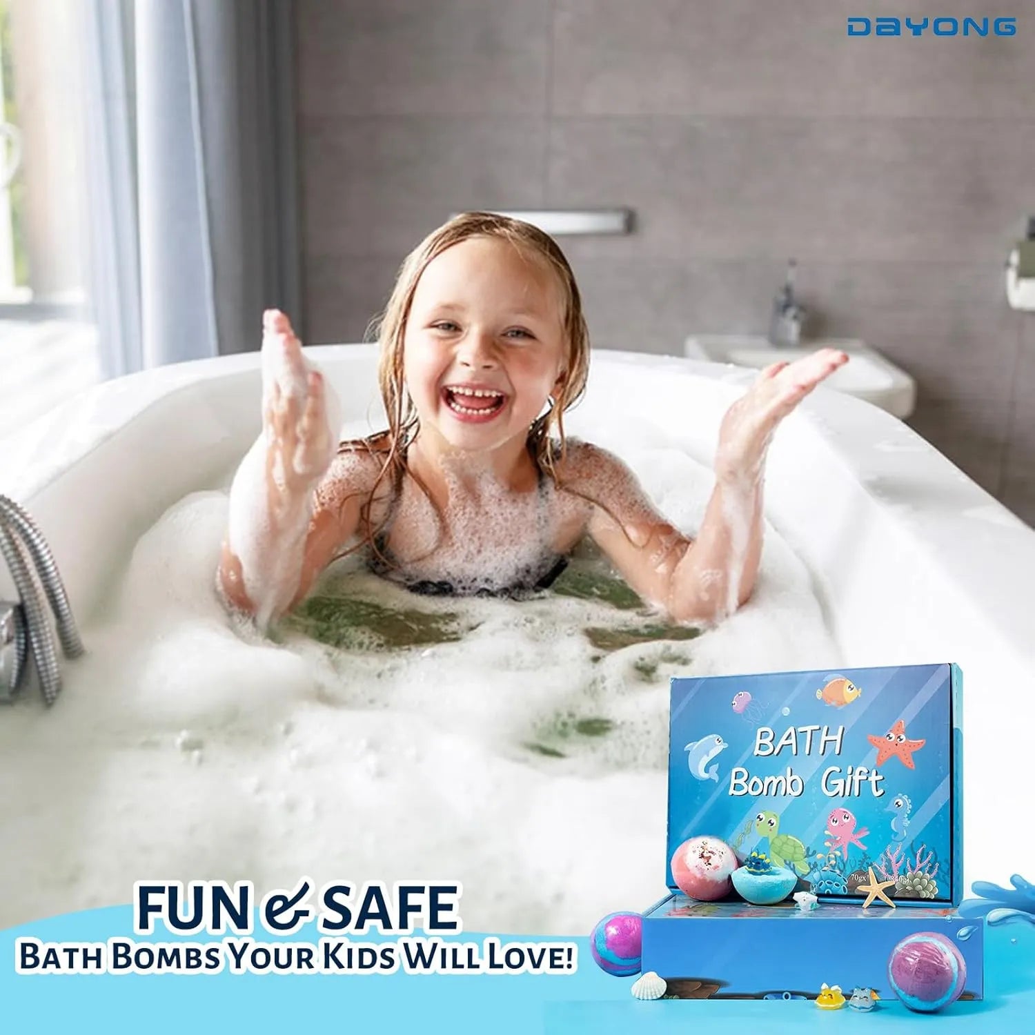 Under the Sea Adventure Bath Bomb Gift Set Of 12-Piece Bath Bomb Gift