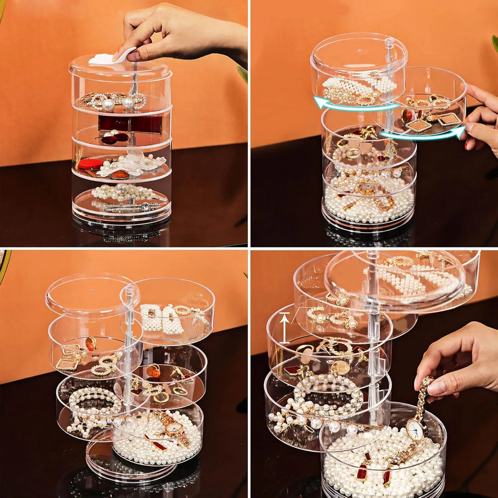 Elegant Multi-Layer Accessory Display Case Cosmia.pk
