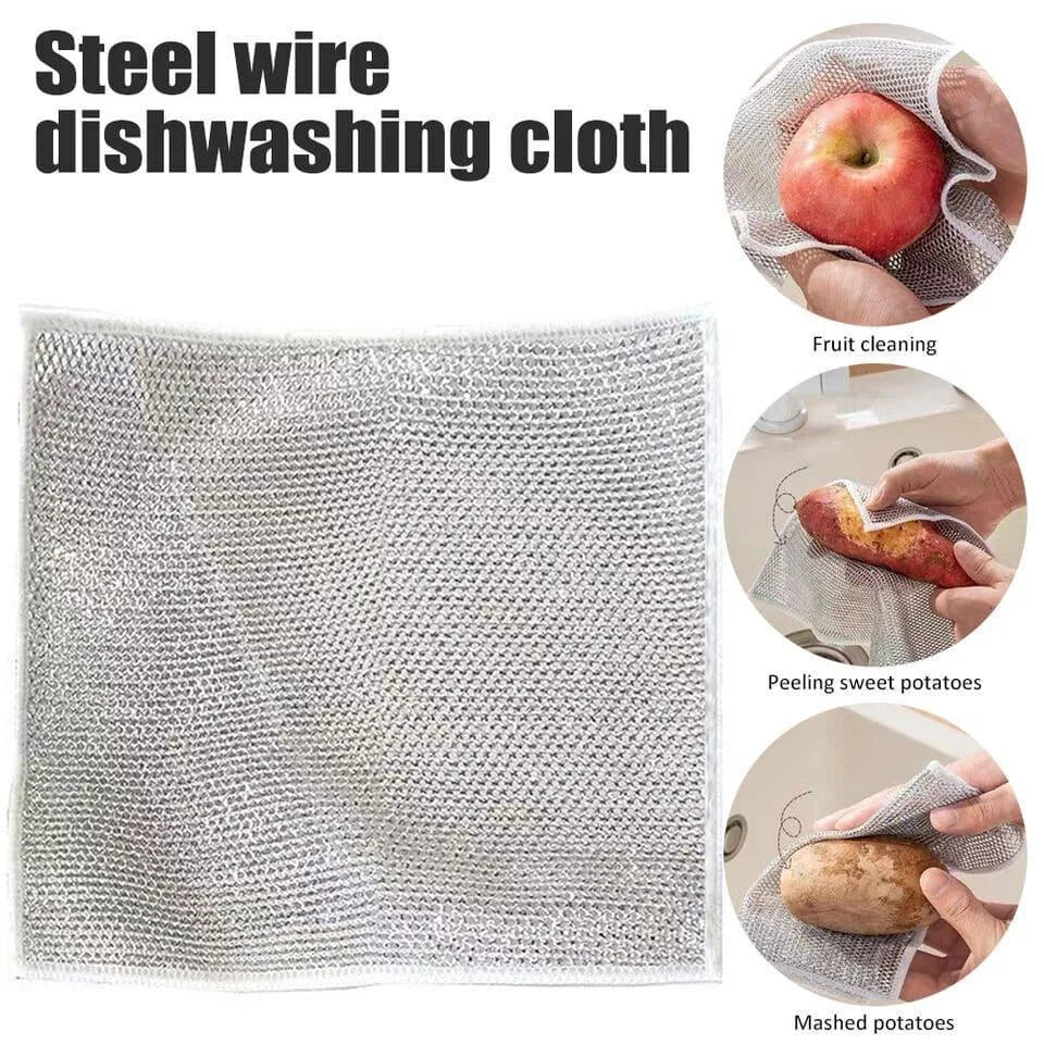 Stainless Steel Dishwashing Cloths Cosmia.pk