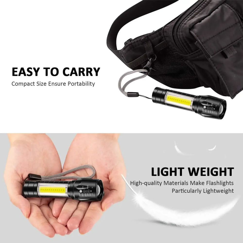 Konya KA511 Zoomable LED Torch Flashlight Konya