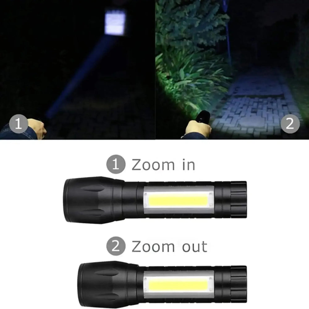 Konya KA511 Zoomable LED Torch Flashlight Konya