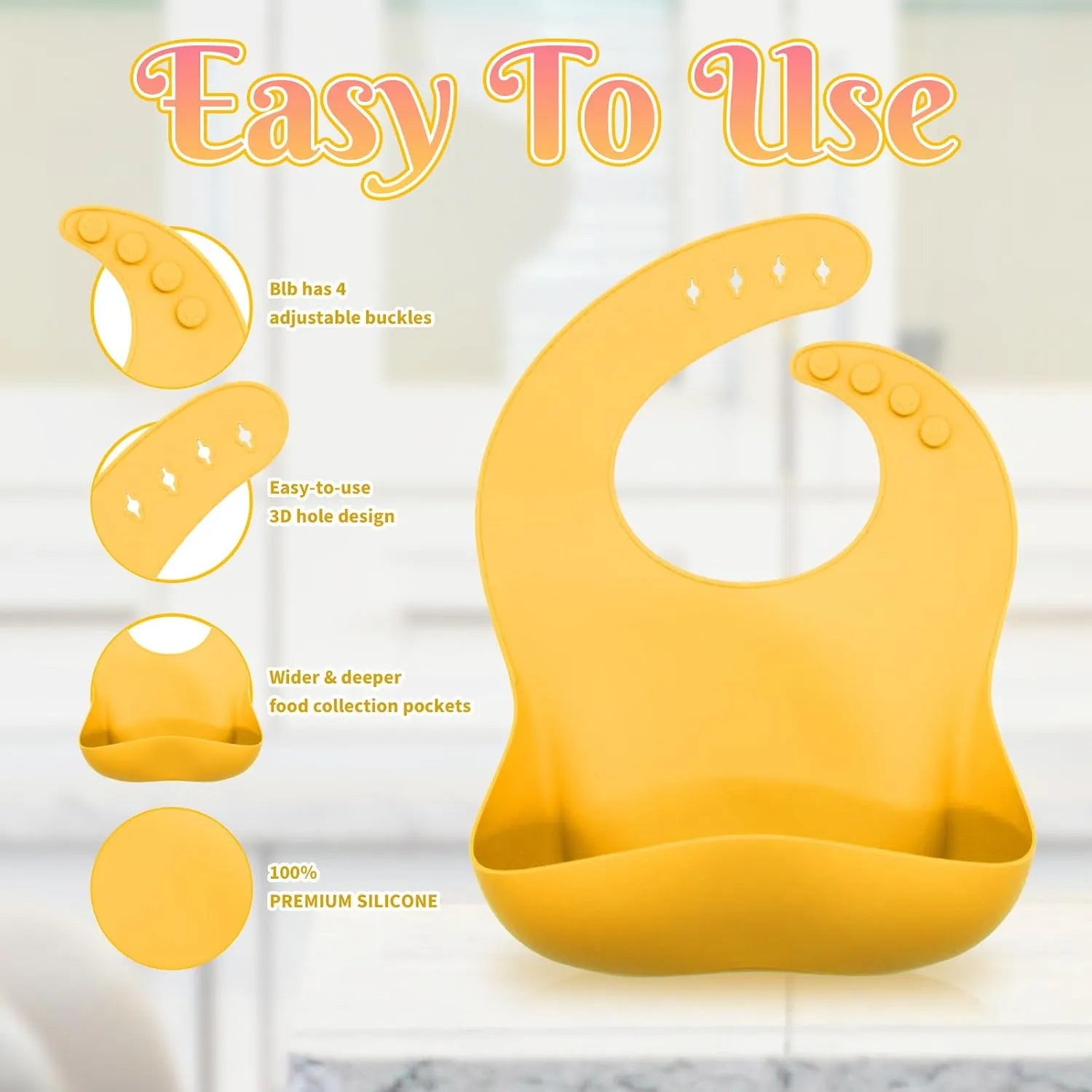 Anti-Slip Silicone Baby Feeding - 7 Piece Set Cosmia.pk