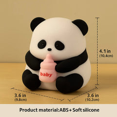 Cute Panda silicone Night Light chargeable lamp Cosmia.pk