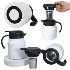Stainless Steel Insulated Coffee Carafe with Removable Infuser Filter Cosmia.pk