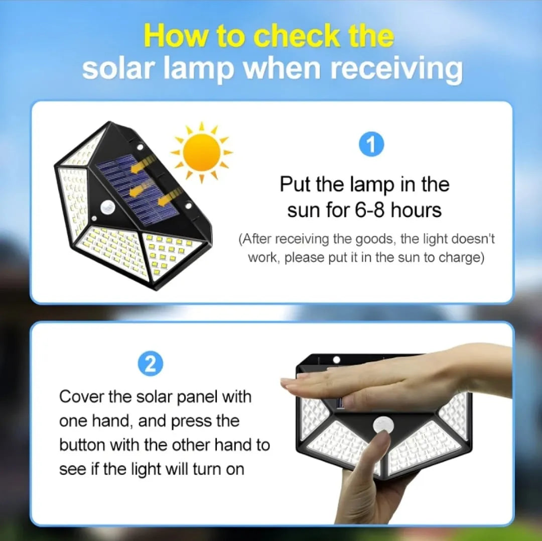 AeroLux High-Brightness Outdoor Solar Security Light Cosmia.pk