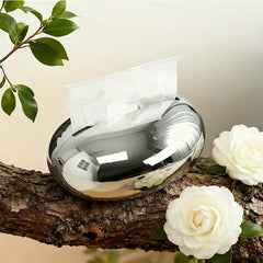 Luxury Metallic Pebble Tissue Box Holder Cosmia.pk