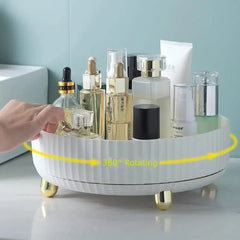 360-Rotating Makeup Organizer Tray Cosmia.pk