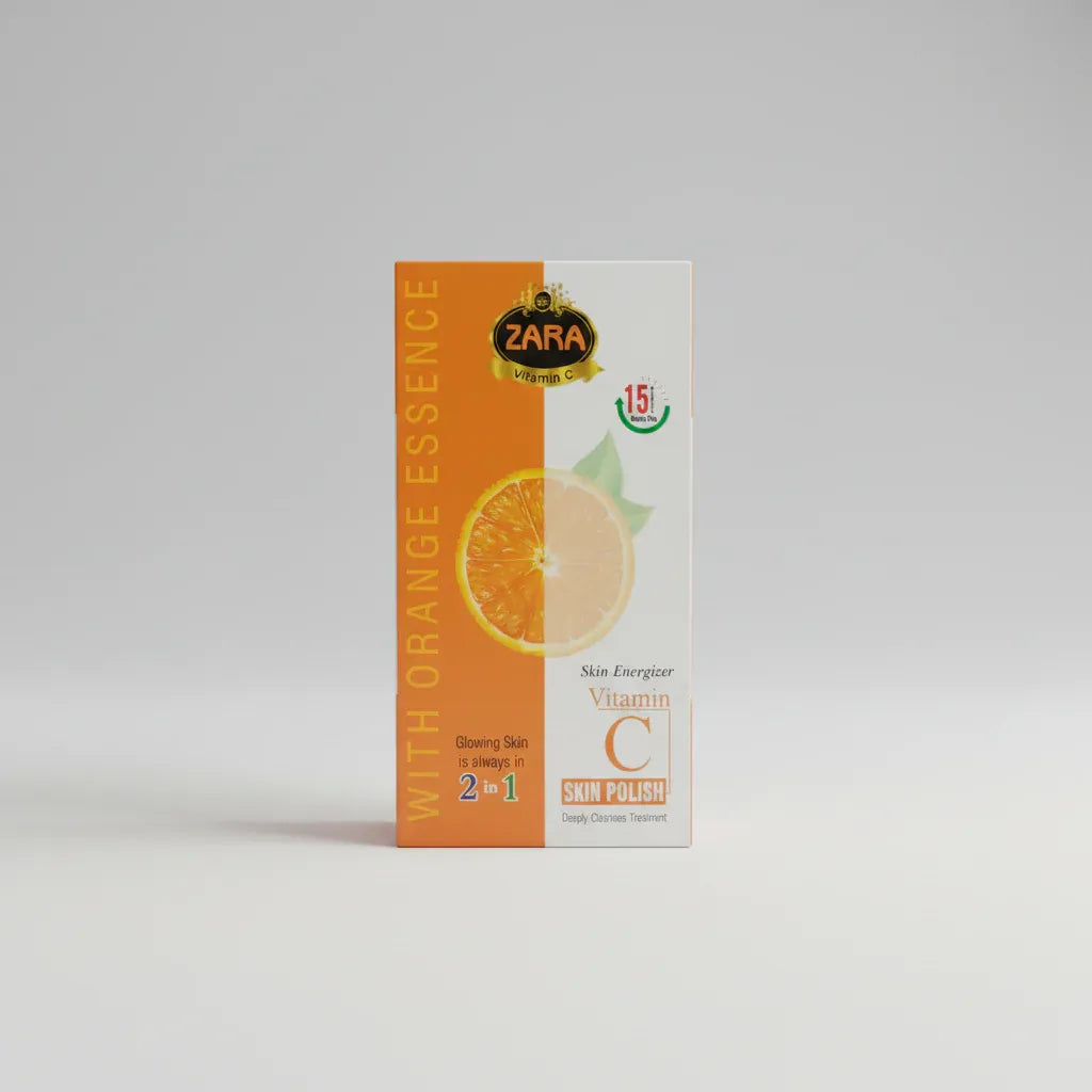 Zara Vitamin C Skin Polish With Orange Essence Zara