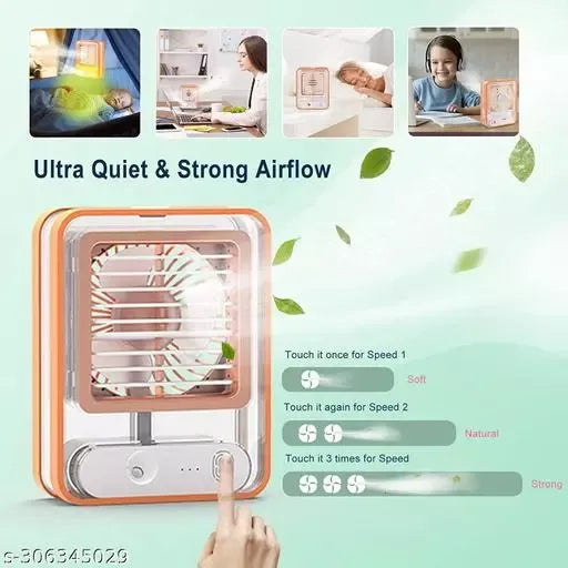 Portable Mini Air Conditioner Fan with Cool Mist Humidifier Cosmia.pk