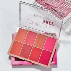 Pink Key Professional Cheek Contour Palette – 8 Colors Pink Key