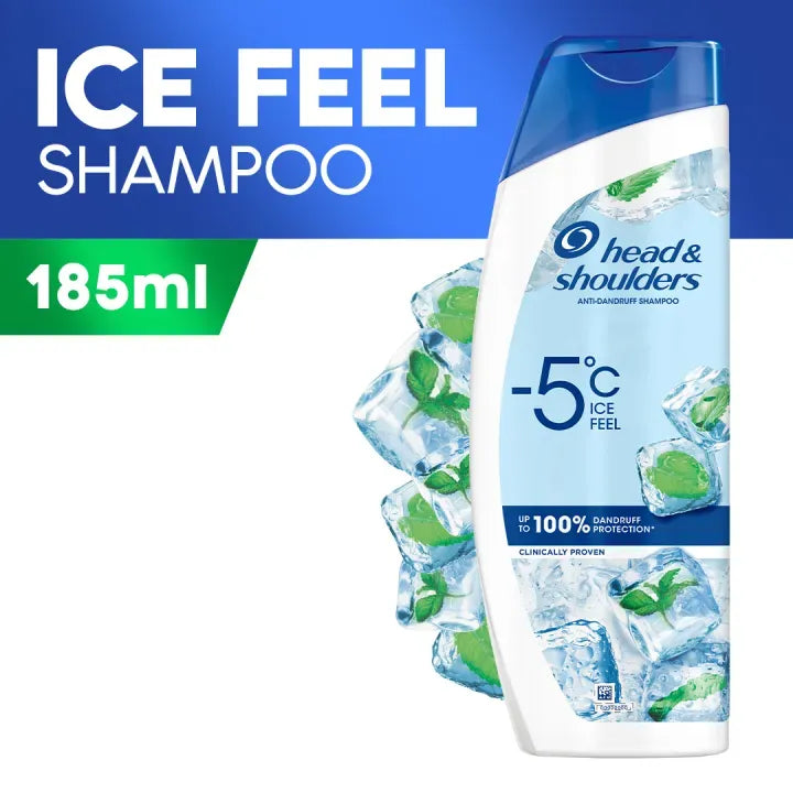 Head & Shoulders Base Ice Feel Shampoo - 185ml Head & Shoulder
