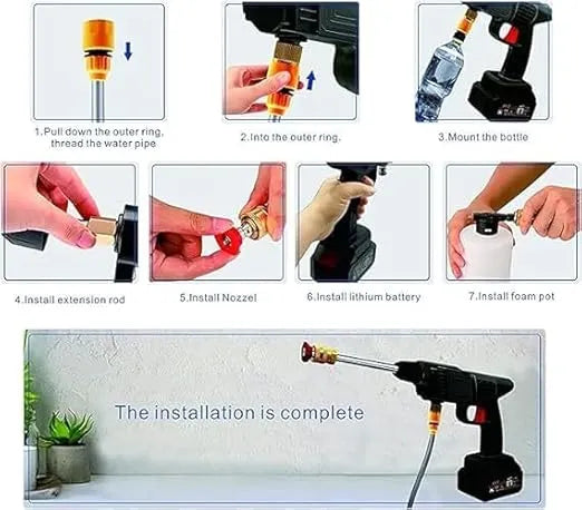 The HydroDrive 48V Cordless Power Washer – High-Pressure Wireless Car Cosmia.pk