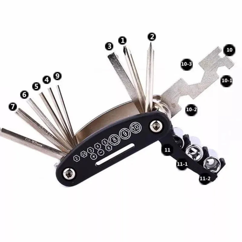 Multi Function Bicycle Repair Tool kit-Each Cosmia.pk