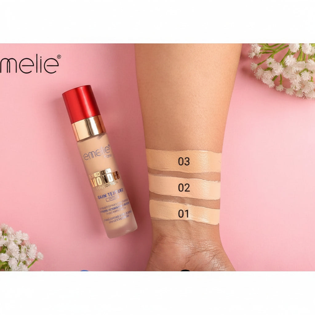Emelie 24HR Matte Wonder Foundation SPF 25 - 30ml Emelie